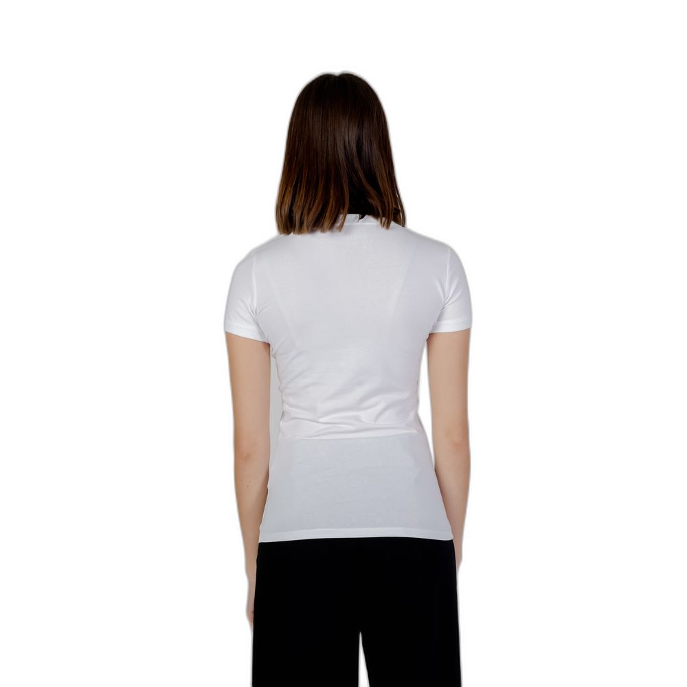 Guess White Cotton T-Shirt - Luxury Boutique Co
