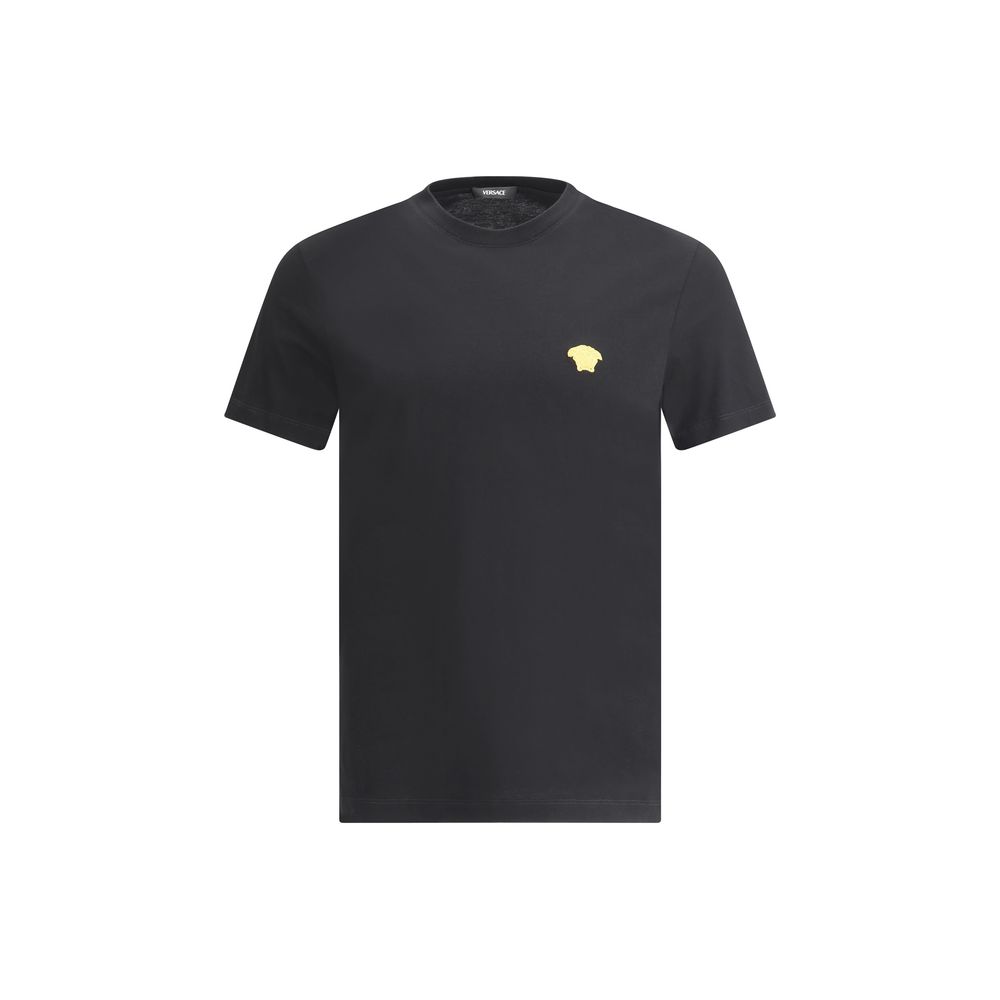 Versace Black Cotton T-Shirt - Luxury Boutique Co