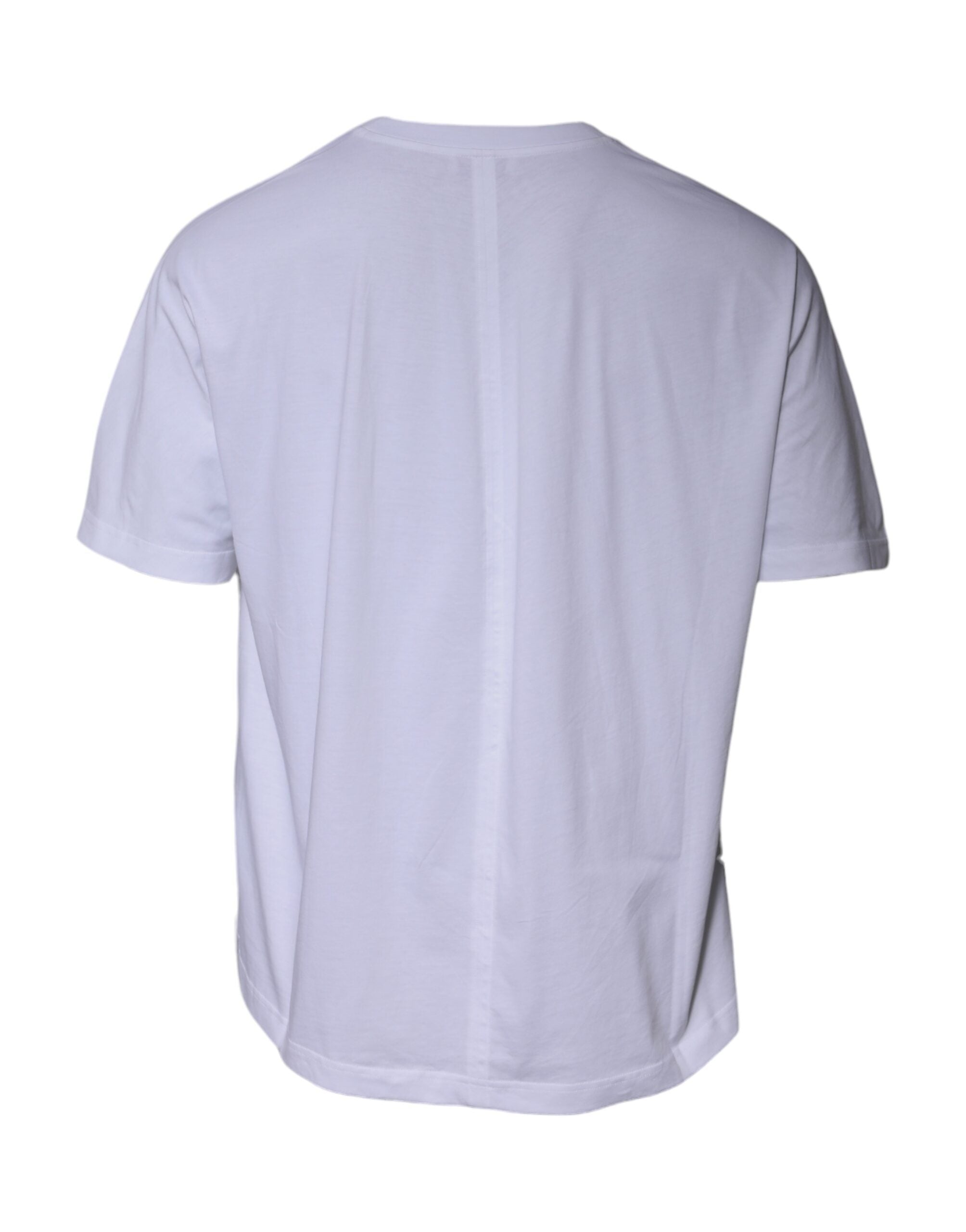 Balenciaga White Logo Cotton Crew Neck Short Sleeves T-shirt - Luxury Boutique Co