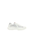 Prada White Polyamide Low Top Sneakers - Luxury Boutique Co