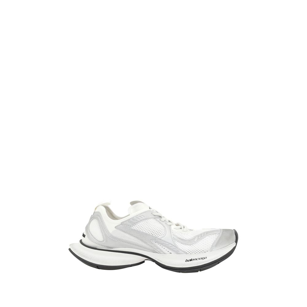Balenciaga White Polyethylene Athletic Sneakers - Luxury Boutique Co