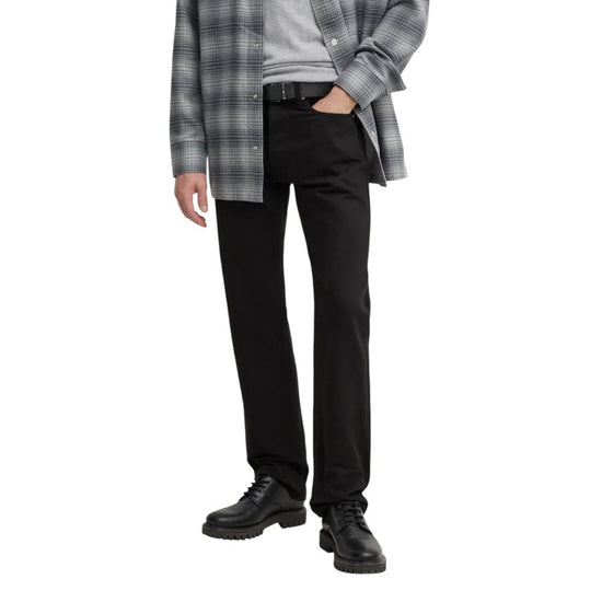 Calvin Klein Jeans Black Cotton Relaxed Fit Jeans