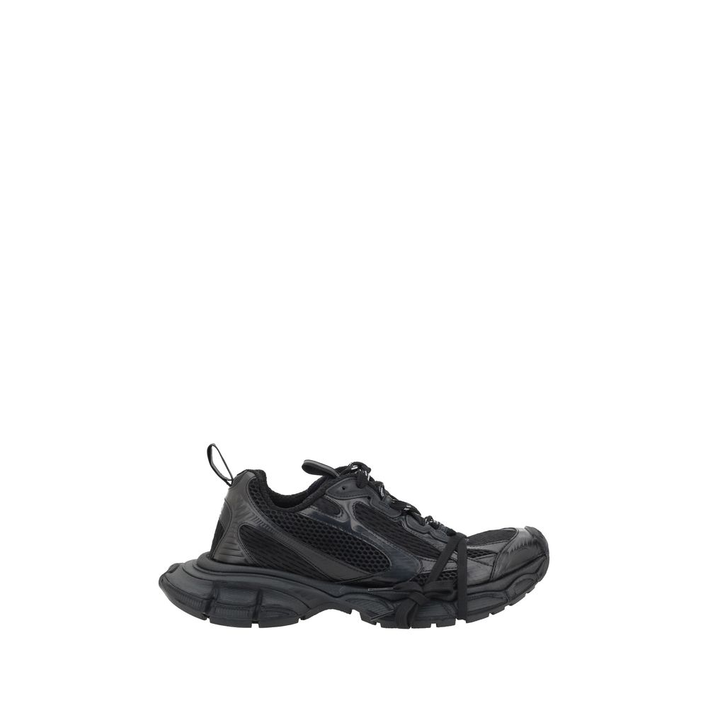 Balenciaga Black Fabric Athletic Sneakers - Luxury Boutique Co