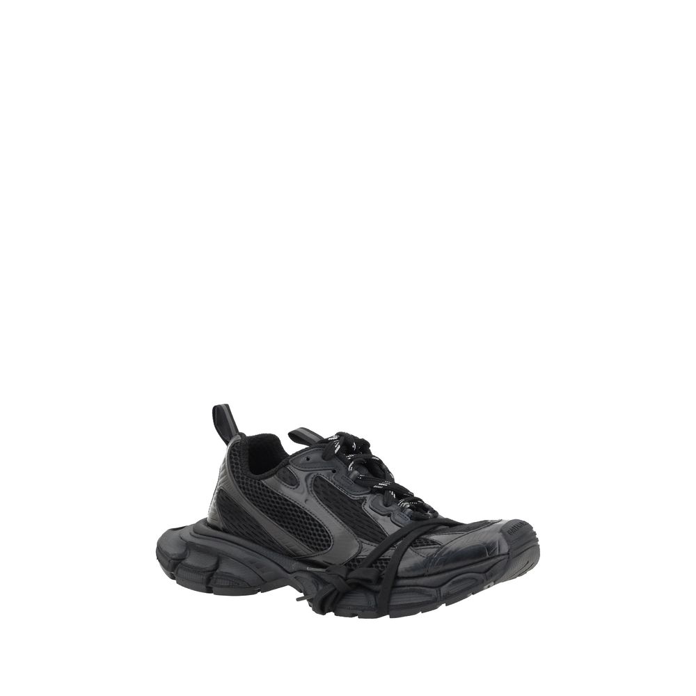 Balenciaga Black Fabric Athletic Sneakers - Luxury Boutique Co