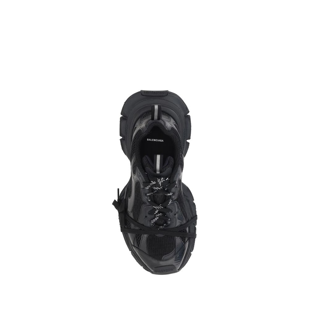 Balenciaga Black Fabric Athletic Sneakers - Luxury Boutique Co
