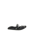 Balenciaga Black Calf Leather Bos Taurus Ballet Flats - Luxury Boutique Co