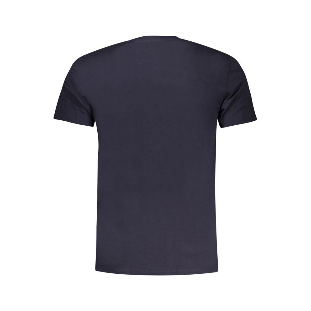 Guess Jeans Blu Cotton Men T-Shirt - Luxury Boutique Co