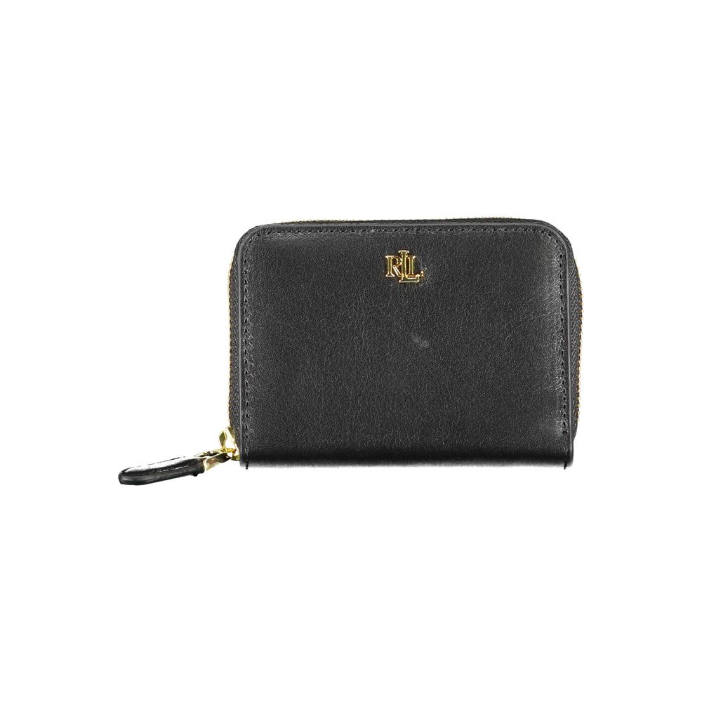 Ralph Lauren Nero Leather Women Wallet - Luxury Boutique Co