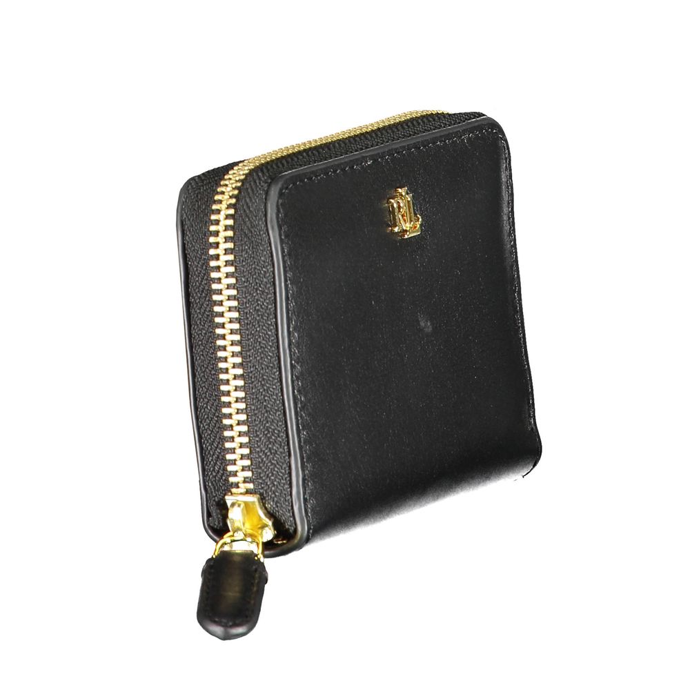 Ralph Lauren Nero Leather Women Wallet - Luxury Boutique Co