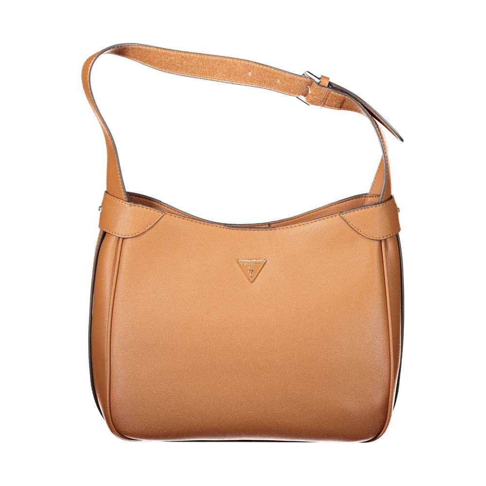 Guess Jeans Marrone Poliuretano Women Handbag - Luxury Boutique Co