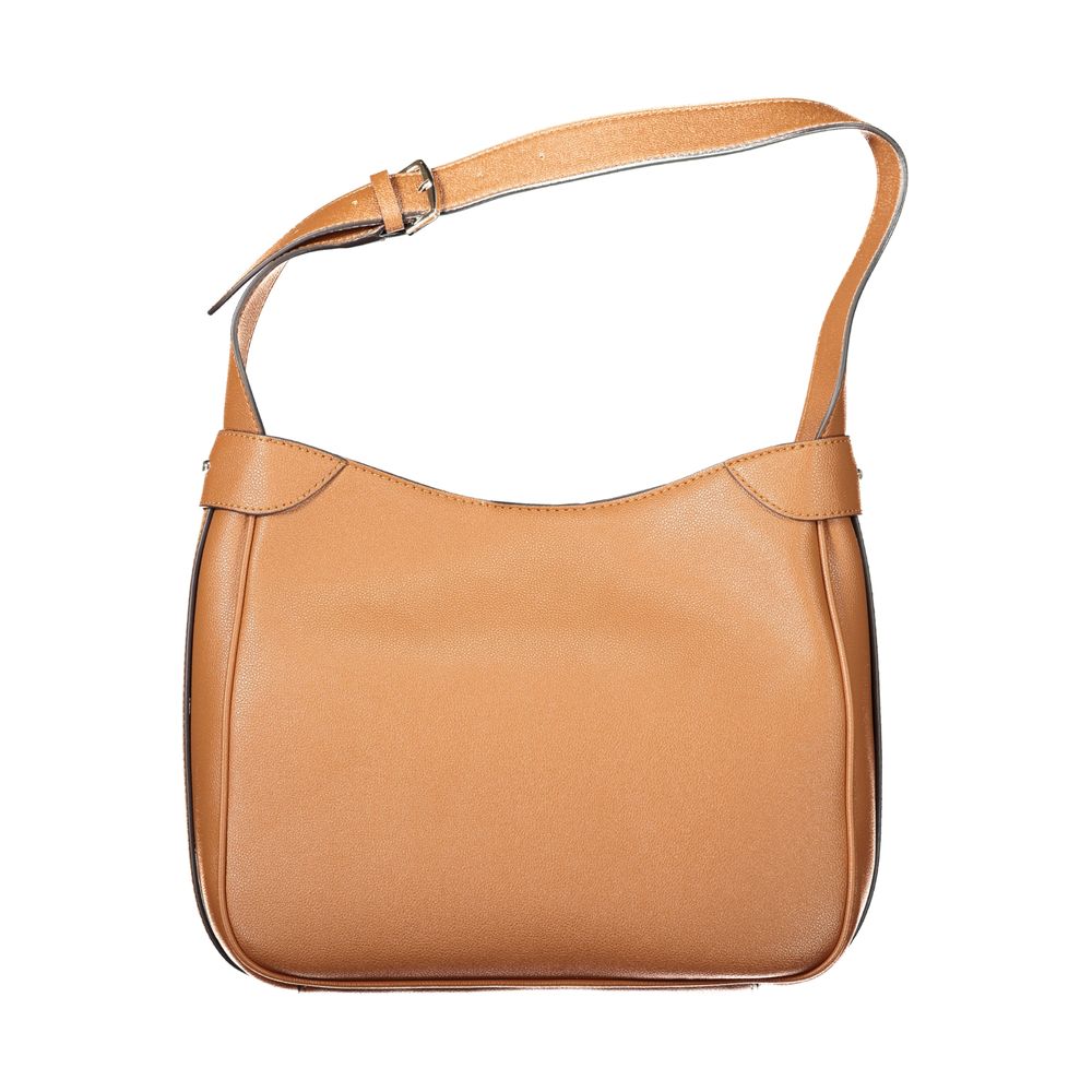 Guess Jeans Marrone Poliuretano Women Handbag - Luxury Boutique Co