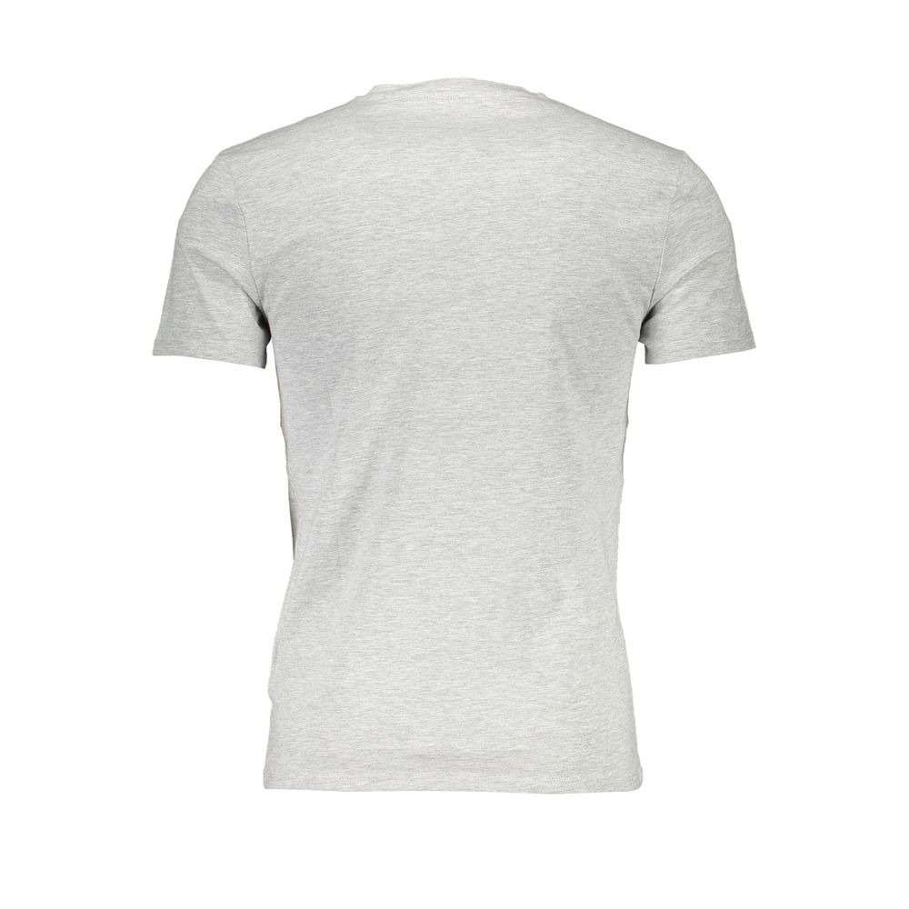 Guess Jeans Grigio Cotton Men T-Shirt - Luxury Boutique Co