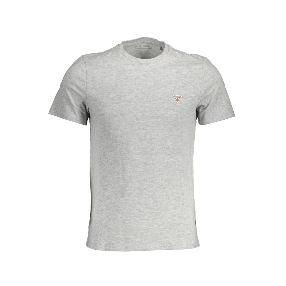 Guess Jeans Grigio Cotton Mens T-Shirt - Luxury Boutique Co