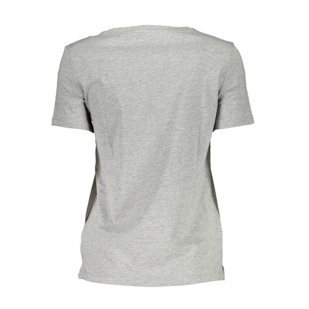 Guess Jeans Grigio Cotton Women T-Shirt - Luxury Boutique Co