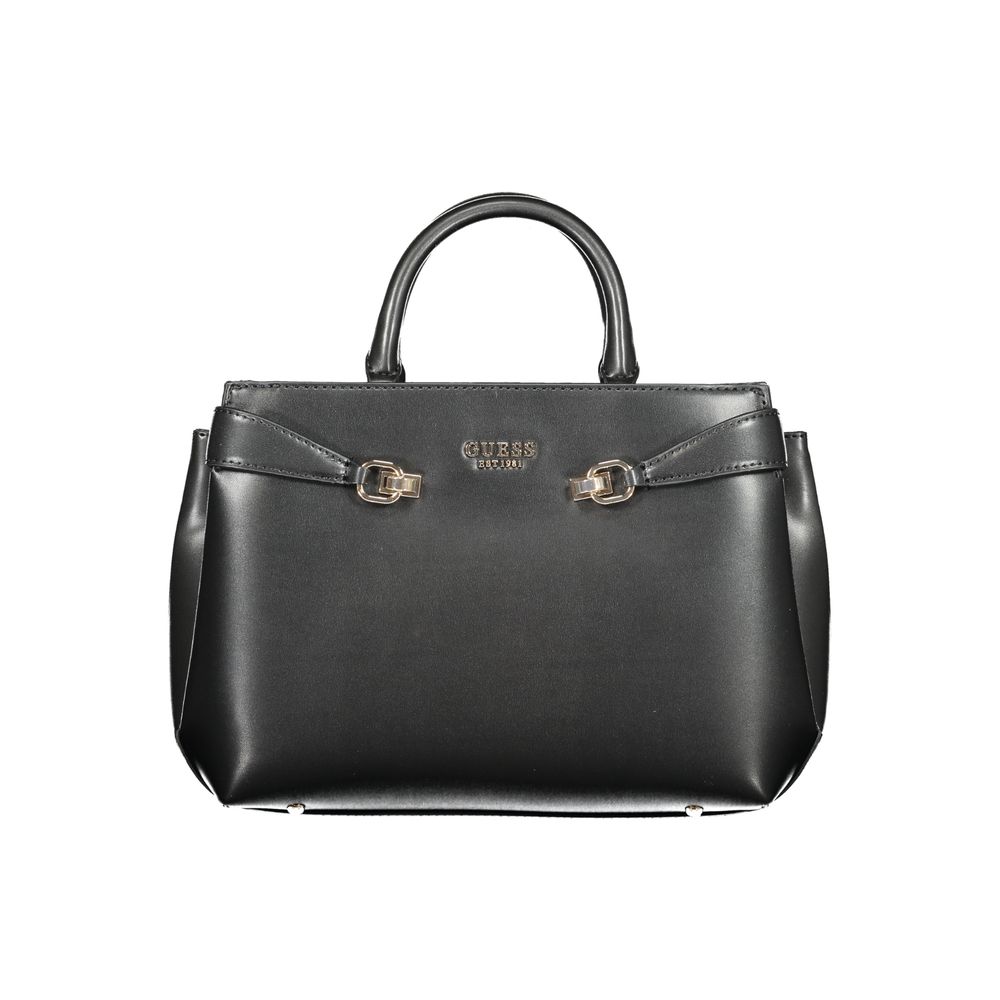 Guess Jeans Black Polyurethane Women's Handbag - Luxury Boutique Co