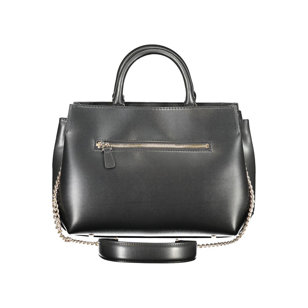 Guess Jeans Black Polyurethane Women's Handbag - Luxury Boutique Co