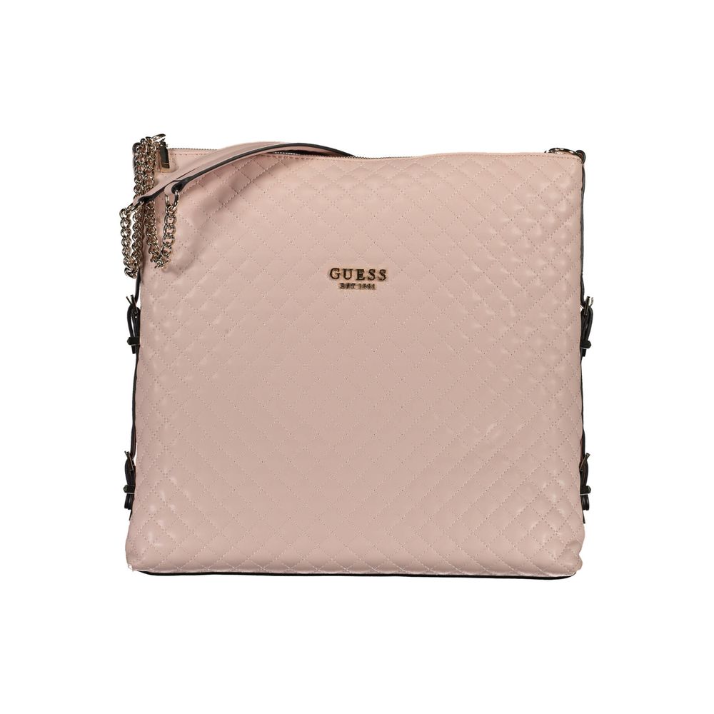 Guess Jeans Rosa Polyurethane Women Handbag - Luxury Boutique Co