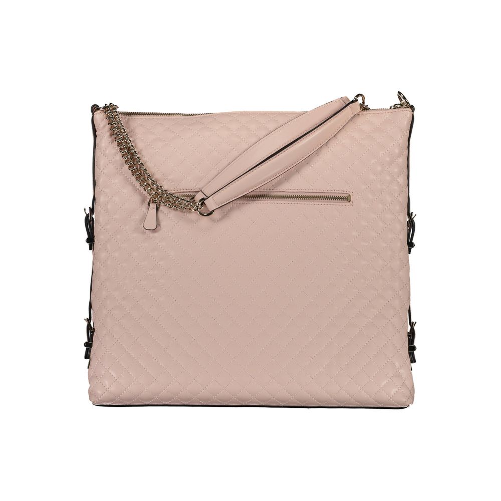 Guess Jeans Rosa Polyurethane Women Handbag - Luxury Boutique Co