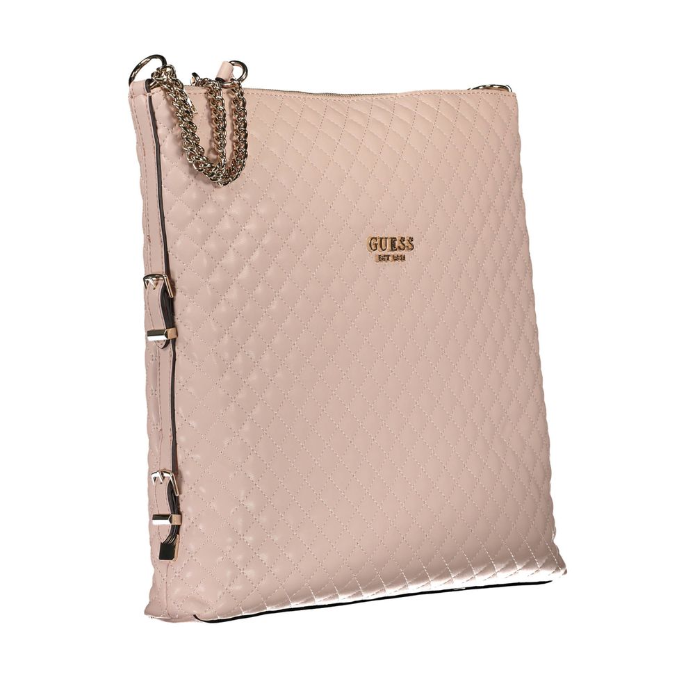 Guess Jeans Rosa Polyurethane Women Handbag - Luxury Boutique Co