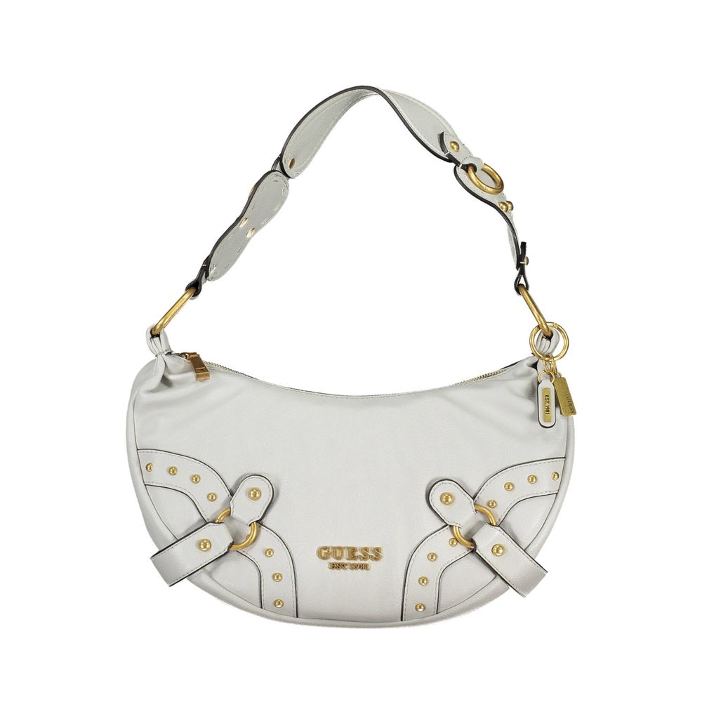 Guess Jeans Grigio Polyurethane Women Shoulder Bag - Luxury Boutique Co