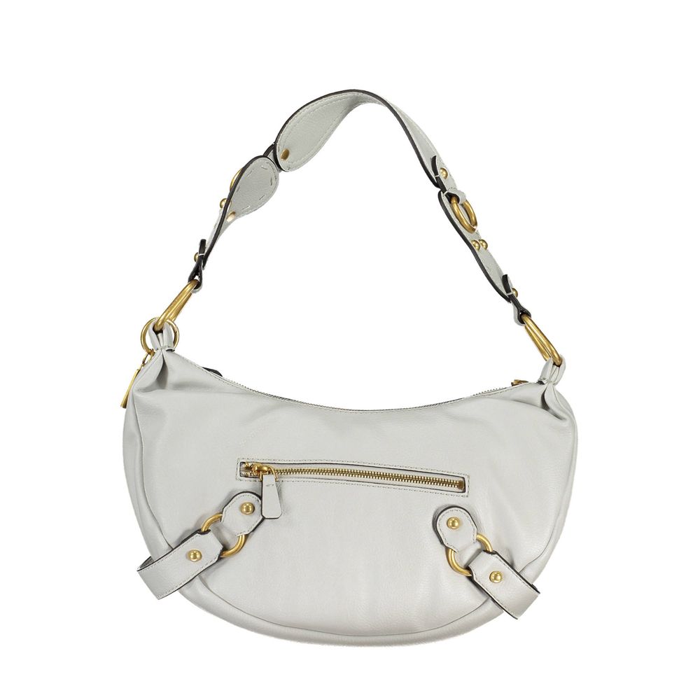 Guess Jeans Grigio Polyurethane Women Shoulder Bag - Luxury Boutique Co