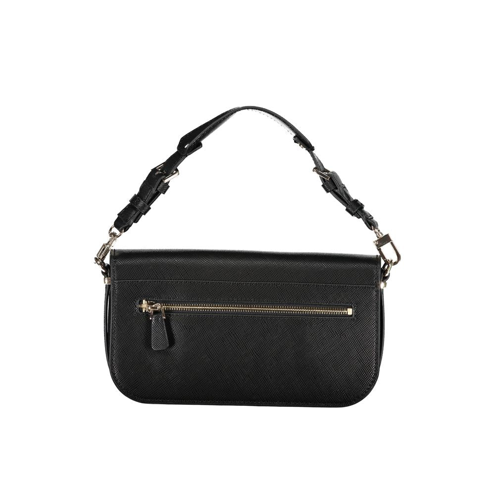 Guess Jeans Nero Poliuretano Woman Handbag - Luxury Boutique Co