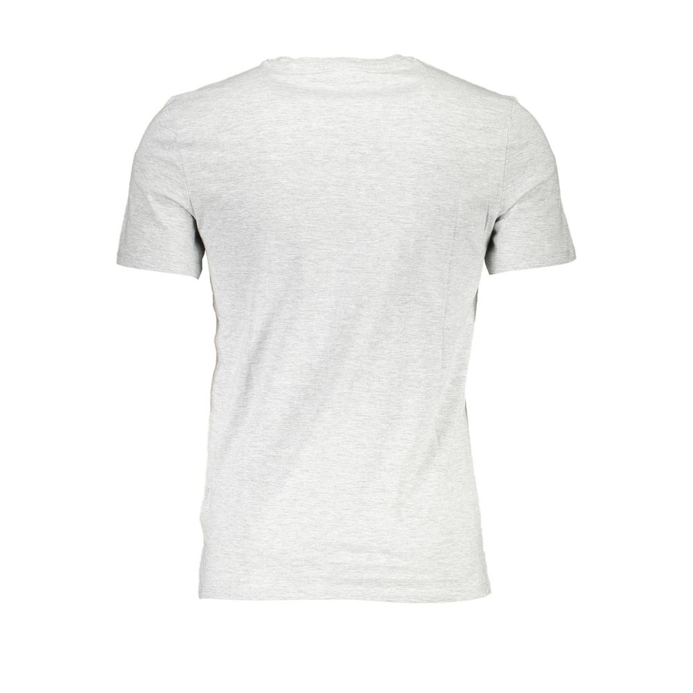 Guess Jeans Grigio Cotton Men T-Shirt - Luxury Boutique Co