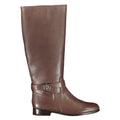 Ralph Lauren Brown Leather Women Boot - Luxury Boutique Co