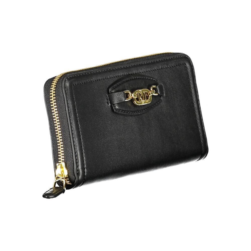Ralph Lauren Black Polyurethane Women Wallet - Luxury Boutique Co
