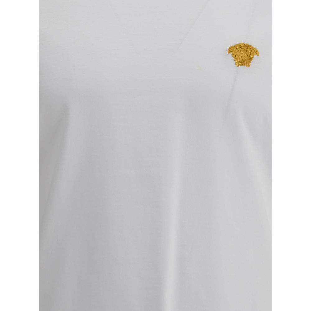 Versace White Cotton T-Shirt - Luxury Boutique Co