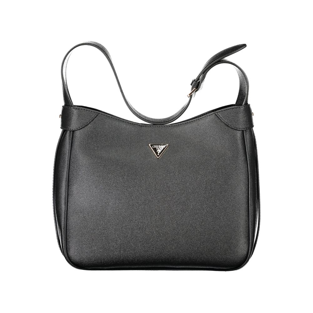 Guess Jeans Black Polyurethane Women Handbag - Luxury Boutique Co