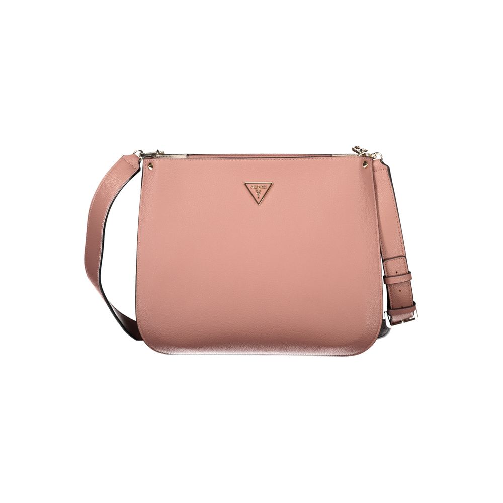 Guess Jeans Rosa Poliuretano Women Handbag - Luxury Boutique Co