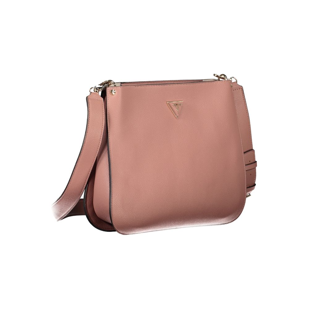 Guess Jeans Rosa Poliuretano Women Handbag - Luxury Boutique Co