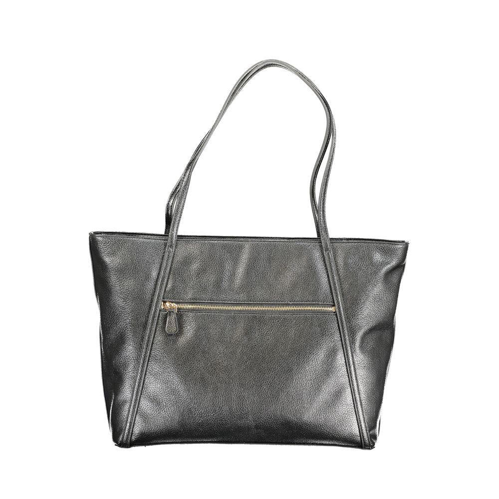 Guess Jeans Black Polyurethane Women Handbag - Luxury Boutique Co