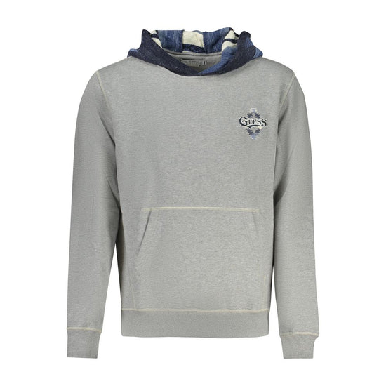 Guess Jeans Grigio Cotton Mens Sweatshirt