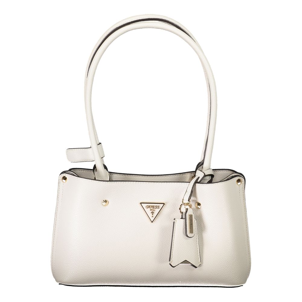 Guess Jeans Grigio Poliuretano Women Handbag - Luxury Boutique Co