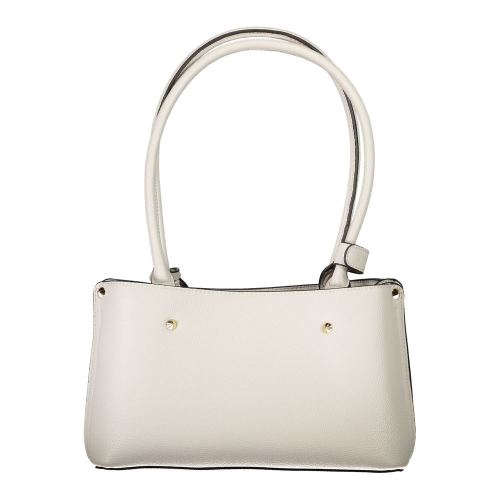 Guess Jeans Grigio Poliuretano Women Handbag - Luxury Boutique Co