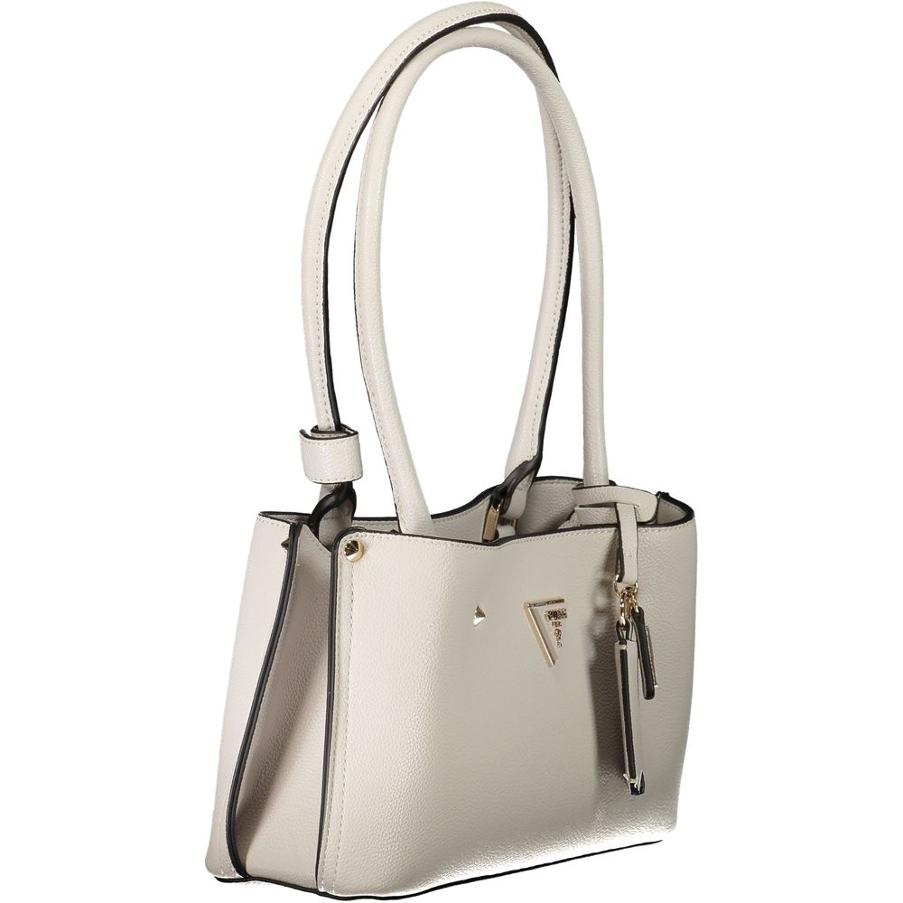 Guess Jeans Grigio Poliuretano Women Handbag - Luxury Boutique Co