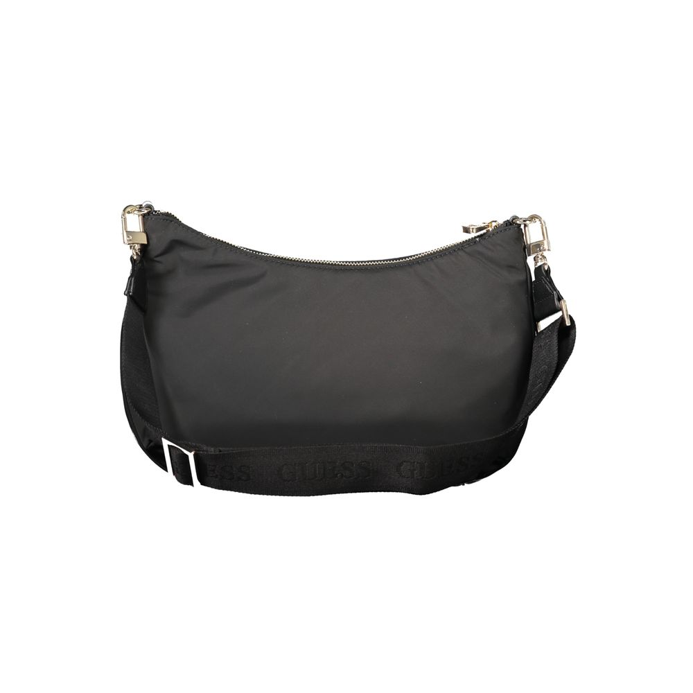 Guess Jeans Black Polyester Women Handbag - Luxury Boutique Co