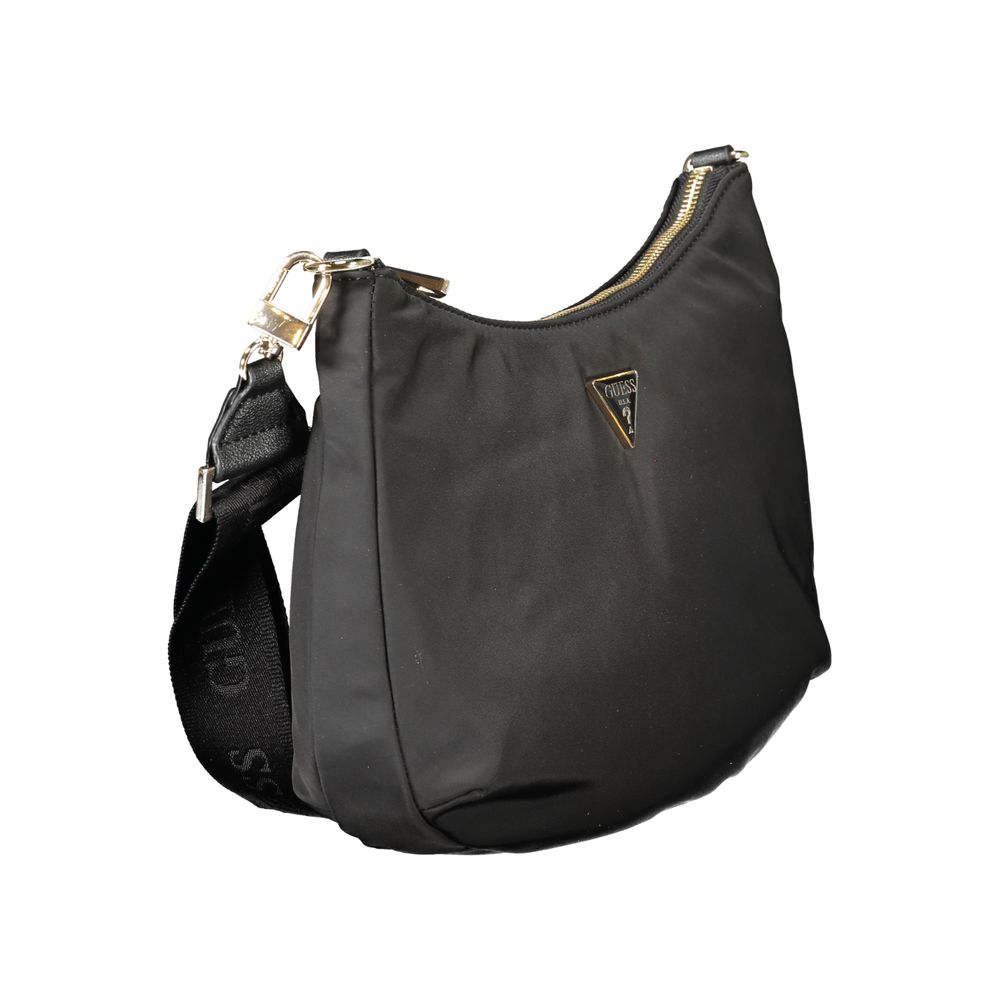 Guess Jeans Black Polyester Women Handbag - Luxury Boutique Co