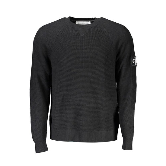 Calvin Klein Nero Wool Mens Sweater