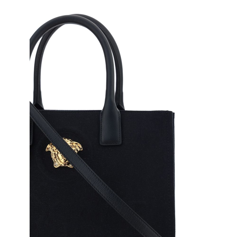 Versace Black Cotton Shoulder Bag - Luxury Boutique Co