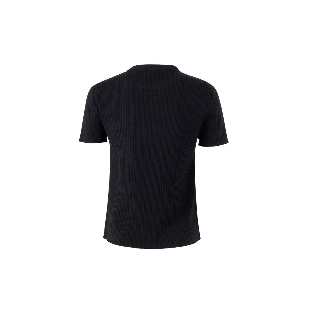Tom Ford Black Silk T-Shirt - Luxury Boutique Co