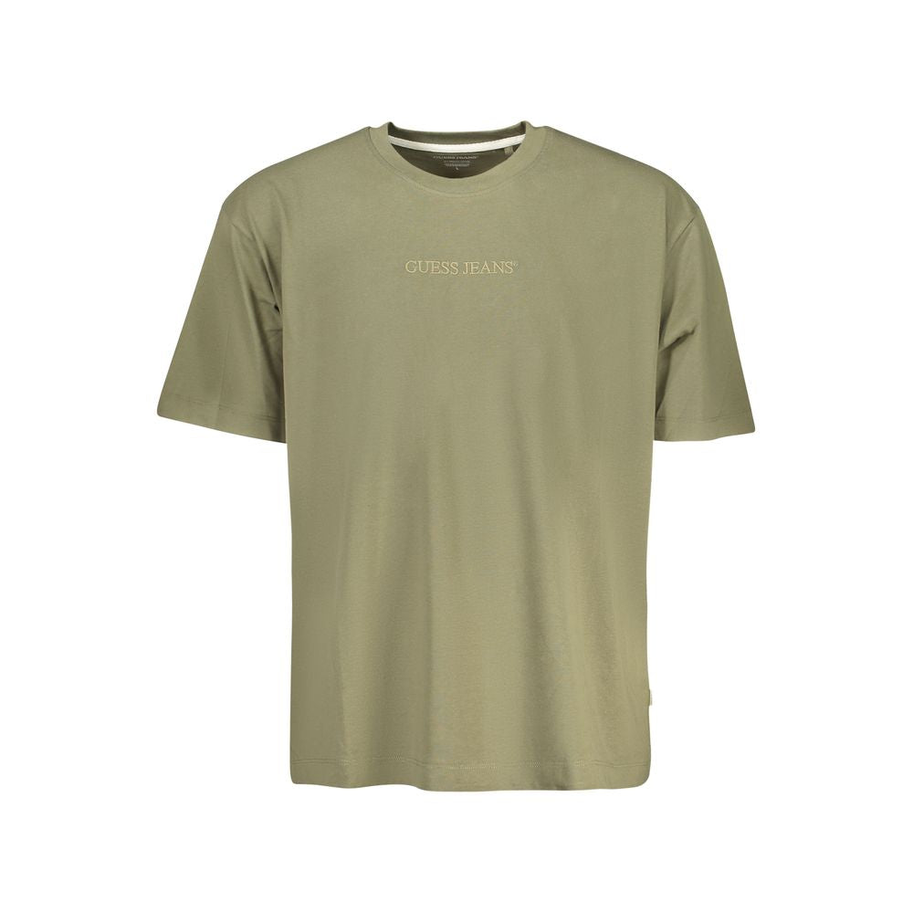 Guess Jeans Verde Cotton Men's T-Shirt - Luxury Boutique Co