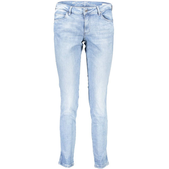Guess Jeans Azzurro Organic Cotton Women&