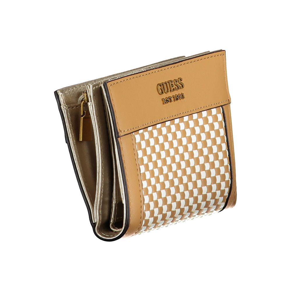 Guess Jeans Marrone Poliuretano Women Wallet - Luxury Boutique Co