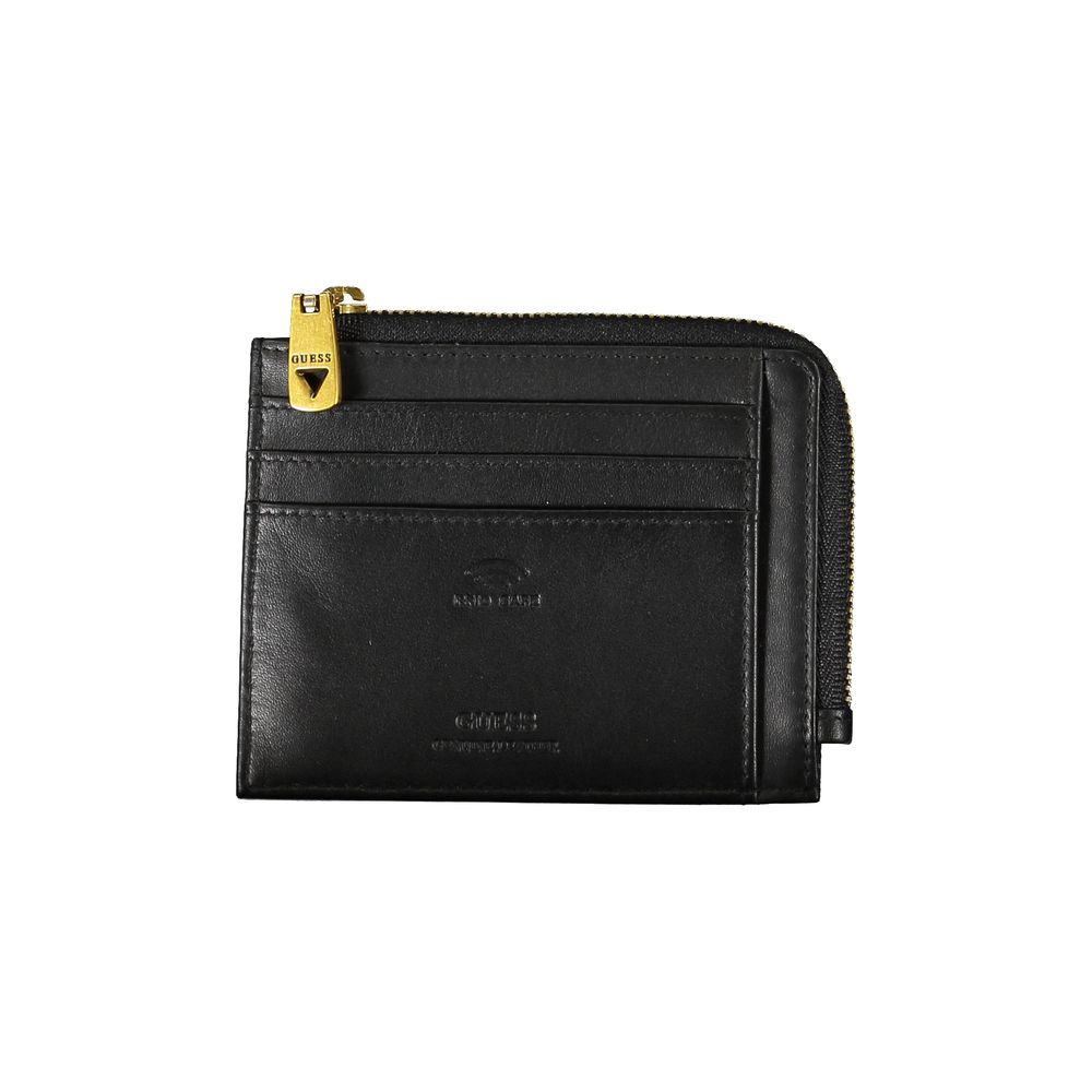 Guess Jeans Nero Leather Men Wallet - Luxury Boutique Co