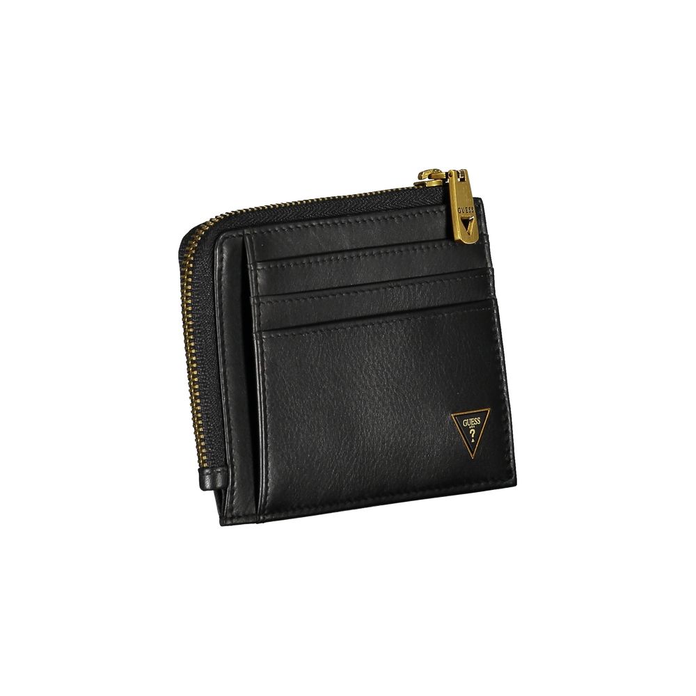 Guess Jeans Nero Leather Men Wallet - Luxury Boutique Co
