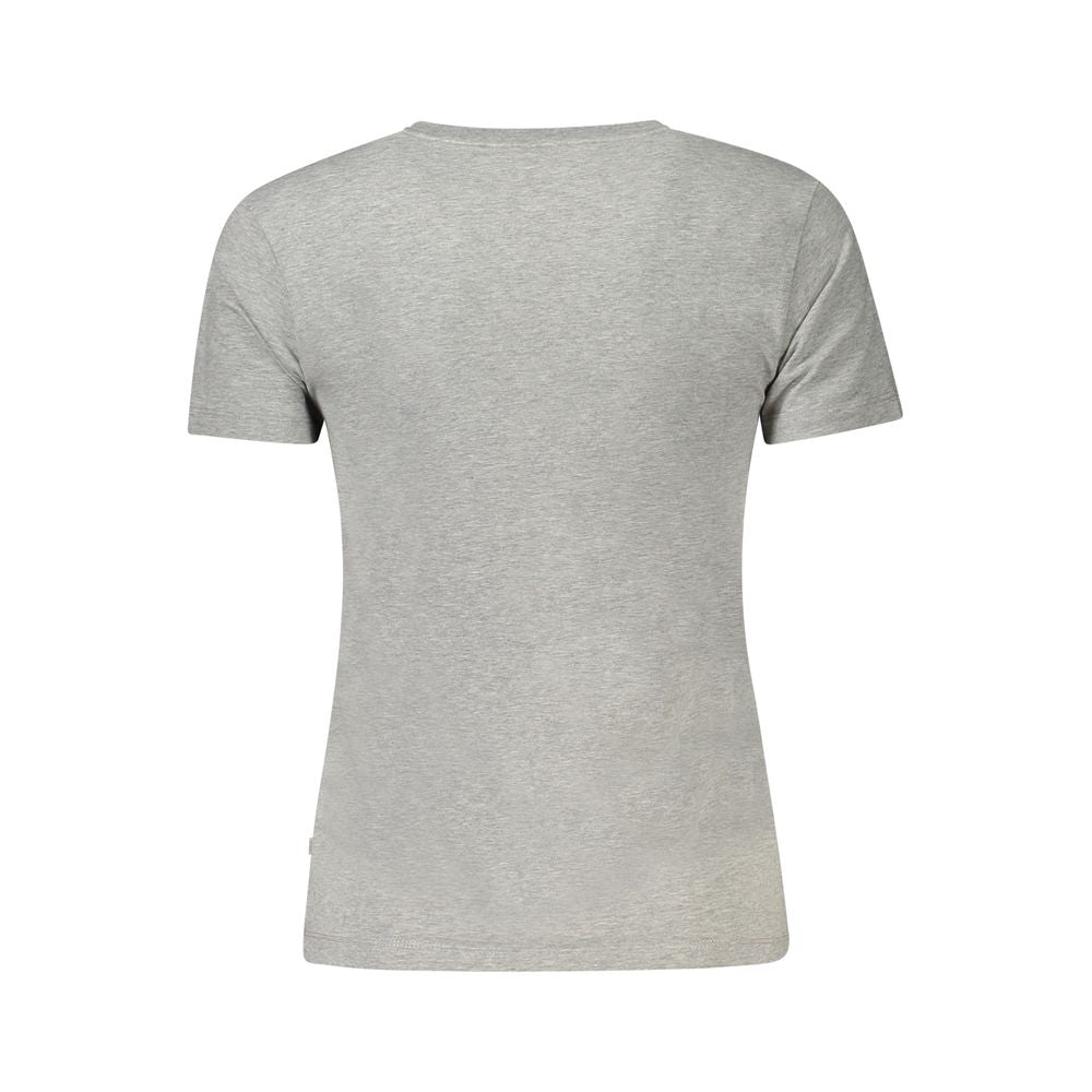 Guess Jeans Grigio Cotton Women T-Shirt - Luxury Boutique Co