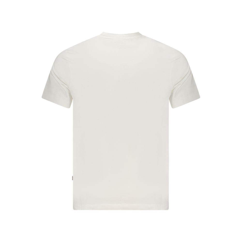 Guess Jeans Bianco Organic Cotton Men's T-Shirt - Luxury Boutique Co